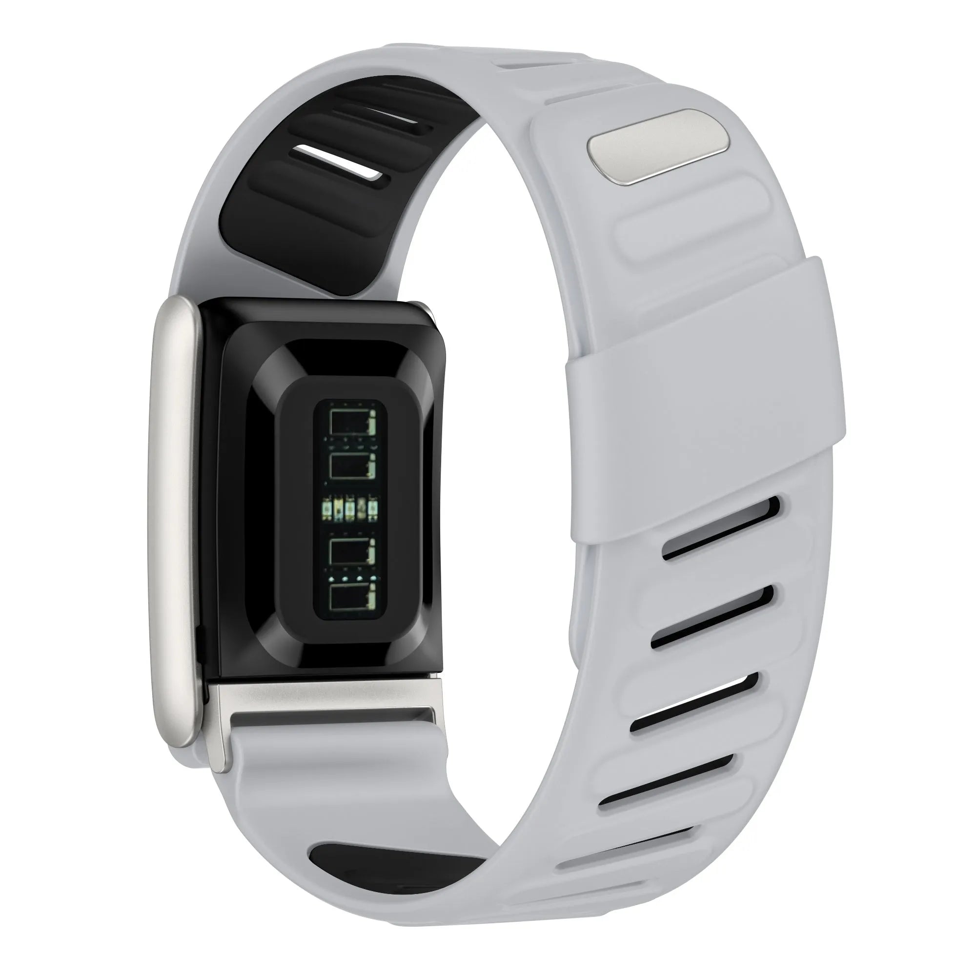 Whoop 5.0 Sport Strap (Light Grey/Black)