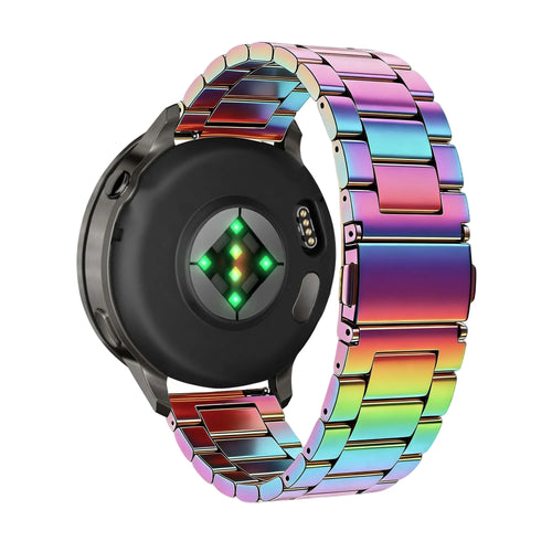 Bandz Garmin Vivoactive 3 Steel Strap 'Classic' (Pearlescent)