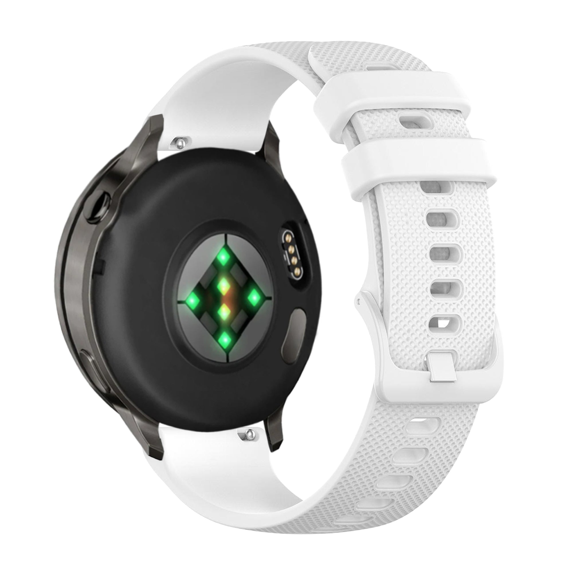 Bandz Correa silicona 'Premium' Garmin Vivoactive 4 (blanco)