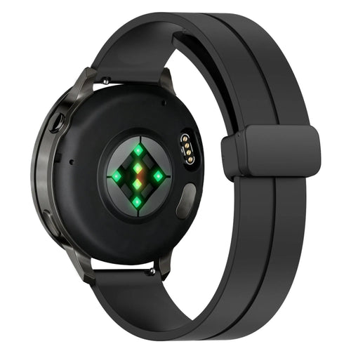 Bandz Correa silicona con hebilla Garmin Vivoactive 5 (negro)