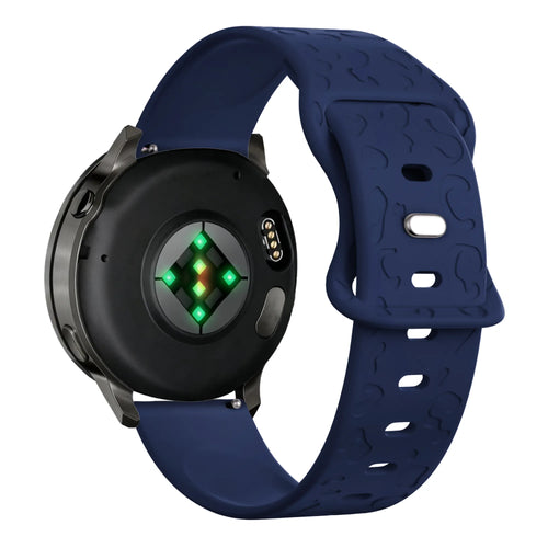 Bandz Correa silicona 'Leopard' Garmin Venu 4 - 41mm (azul oscuro)