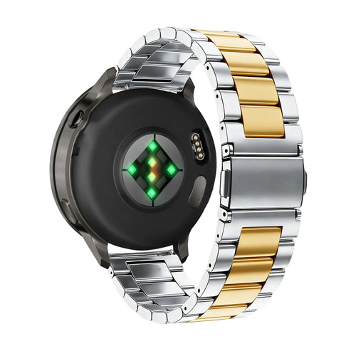 Bandz Garmin Venu 3s Steel Strap 'Classic' (Silver/Gold)