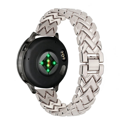 Bandz Garmin Venu 4 - 41mm Metal Strap 'V-Type' (Starlight)