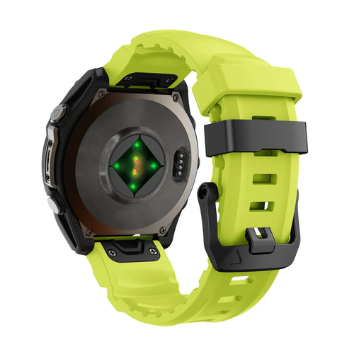 Garmin D2 Mach 2 - 47mm Trail Silicone Strap (Lime)