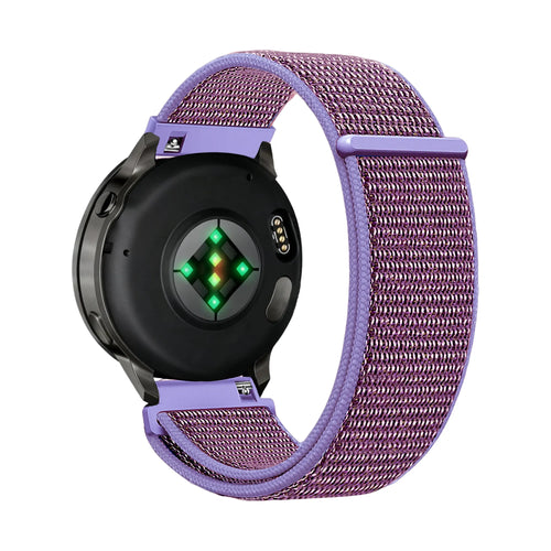 Bandz Garmin Vivomove Sport Nylon Loop Strap (Lilac)