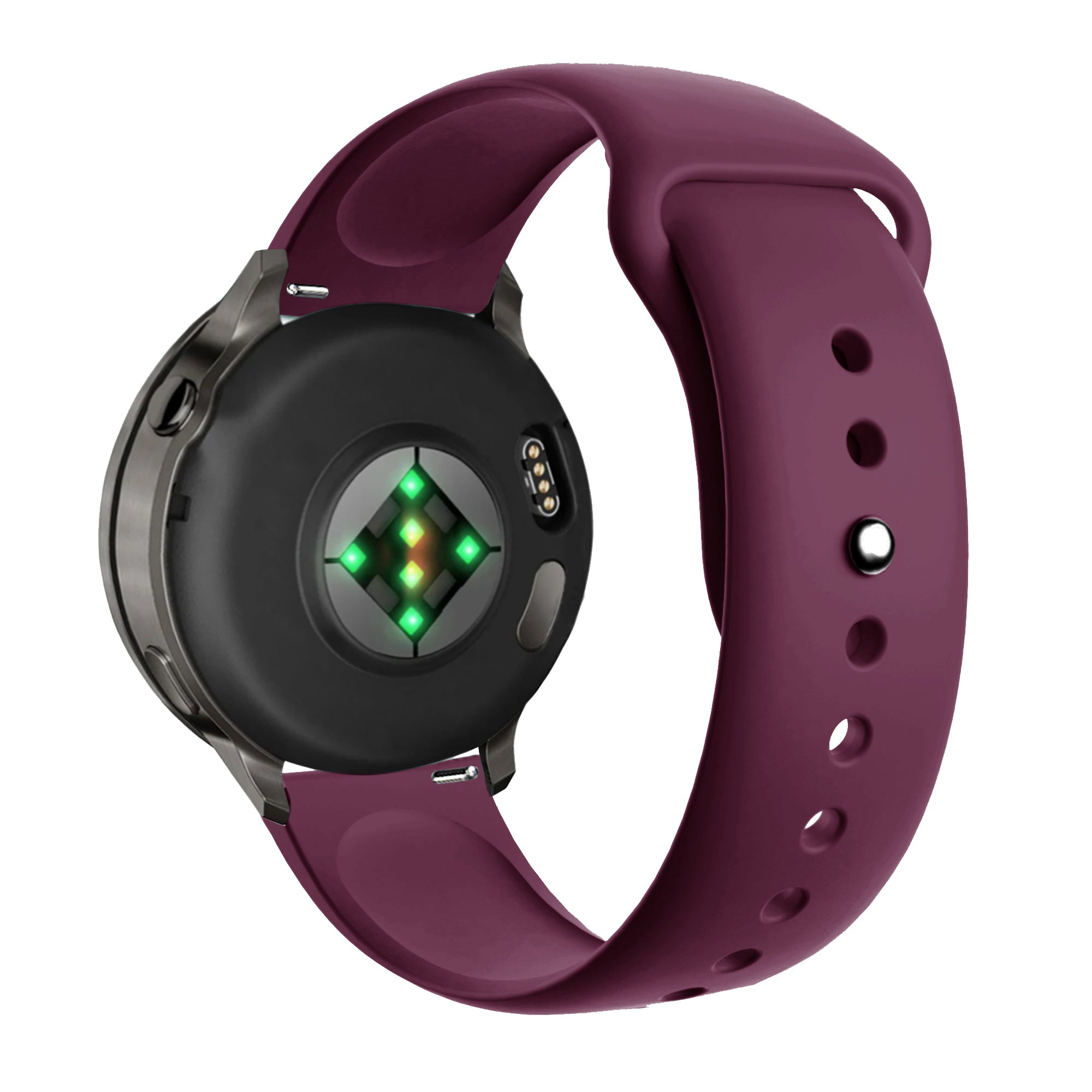 Bandz Correa deportiva 'Deluxe' Garmin Vivoactive 4s (rojo vino)