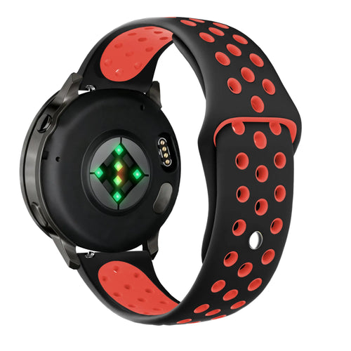 Bandz Garmin Venu Sport Strap 'Deluxe' (Black/Red)