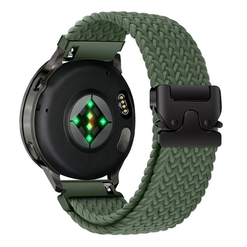Bandz Garmin Vivomove Style Braided Strap 'Parachute' (Green)