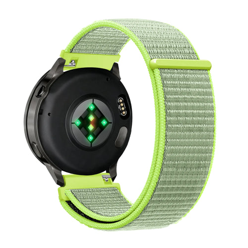 Bandz Garmin Vivomove Luxe Nylon Loop Strap (Flash Yellow)