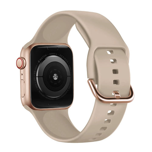 Correa silk silicone Apple Watch (té con leche)