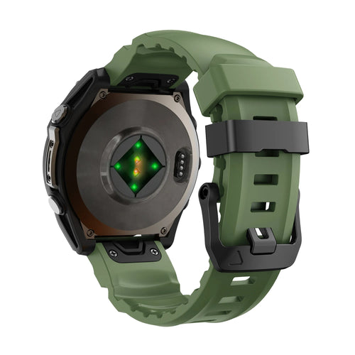 Garmin Approach S62 Trail Silicone Strap (Dark Green)