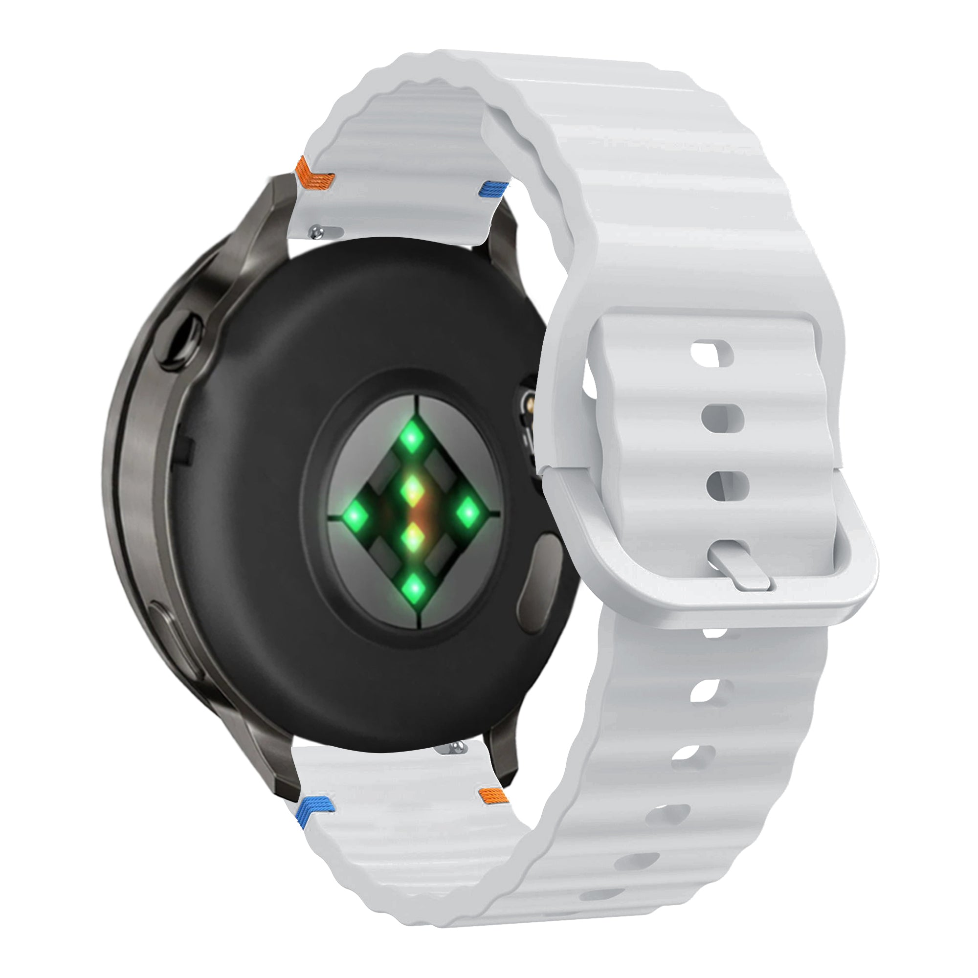 Bandz Correa silicona 'Wave' Garmin Venu 4 - 45mm (gris claro)