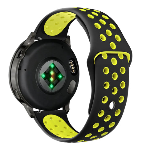 Bandz Correa deportiva 'Deluxe' Garmin Venu (negro/amarillo)