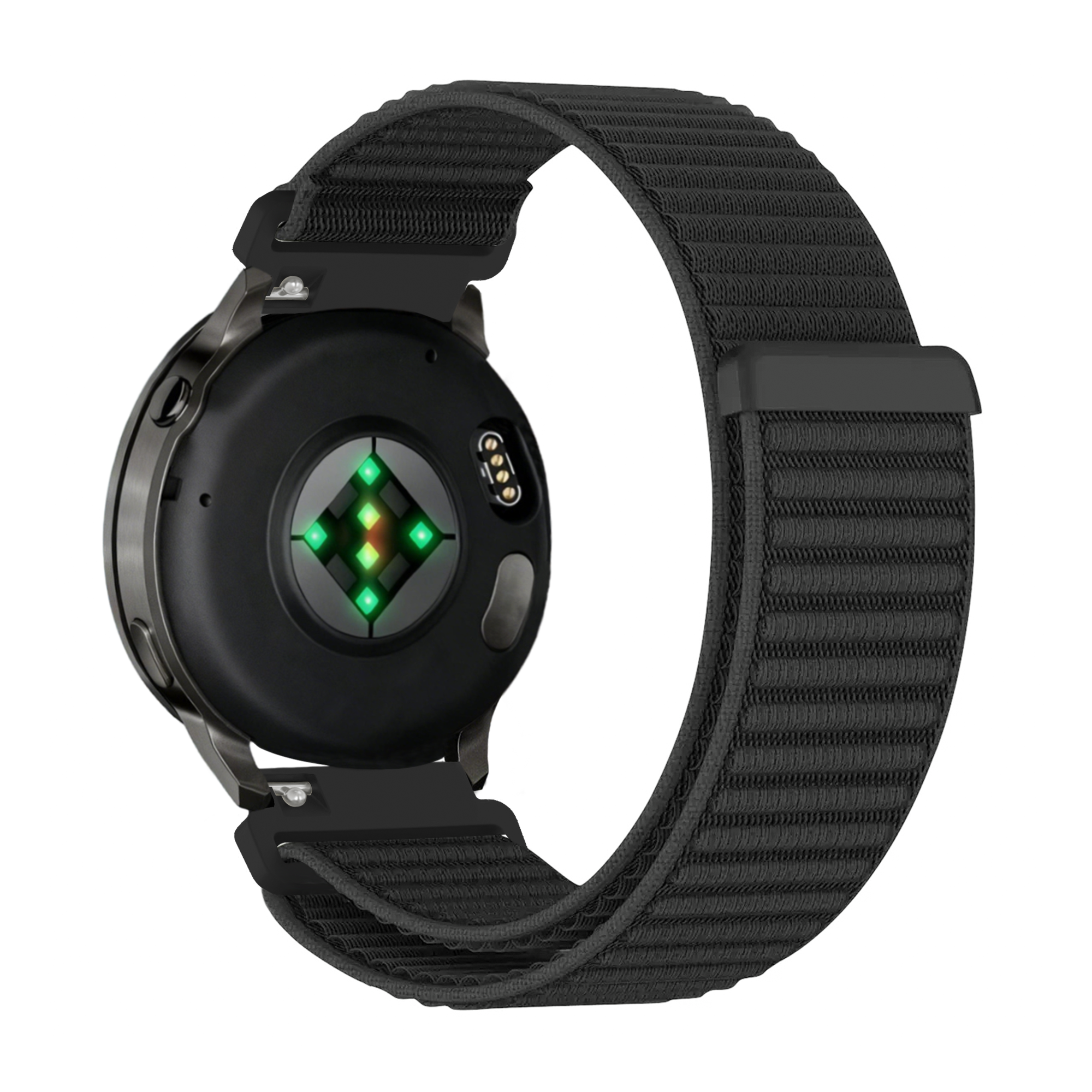 Bandz Correa nylon 'Wave' Garmin Vivoactive 4 (negro)