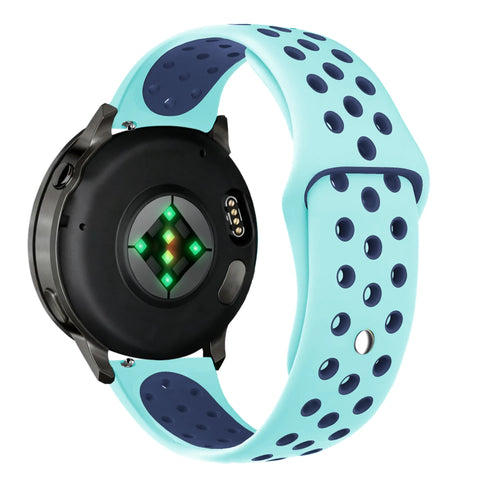 Bandz Garmin Vivoactive 5 Sport Strap 'Deluxe' (Aqua/Blue)
