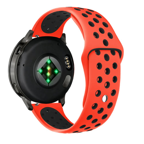 Bandz Correa deportiva 'Deluxe' Garmin Venu 3 (rojo/negro)