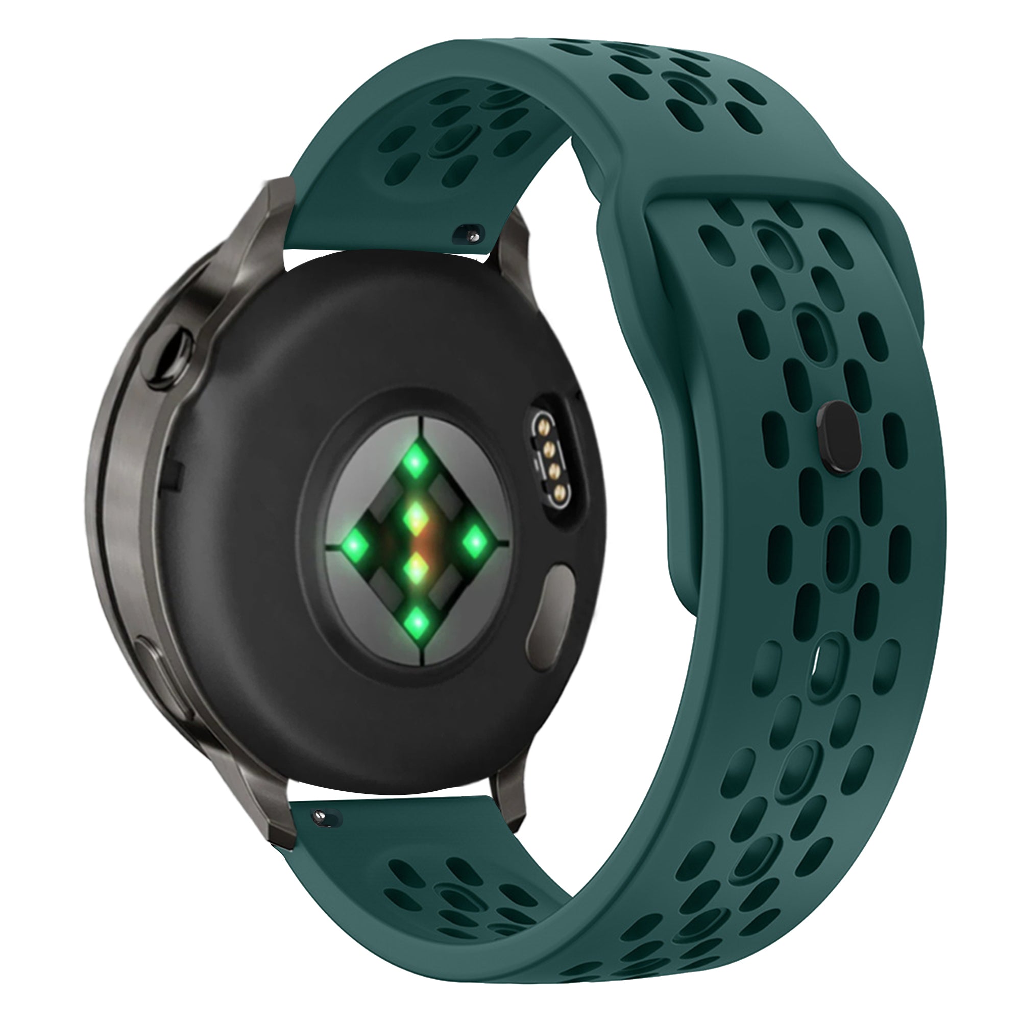 Bandz Correa silicona 'Air' Garmin Forerunner 265 (verde oscuro)
