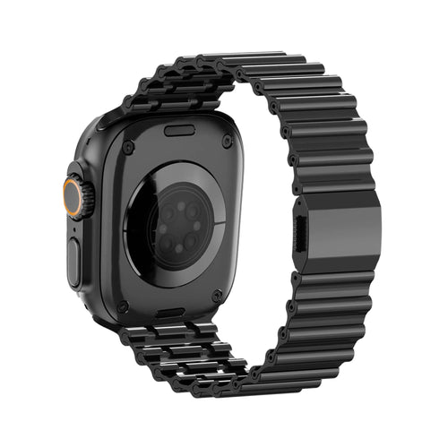 Bandz Correa acero premium 'Ocean' Apple Watch (negro)
