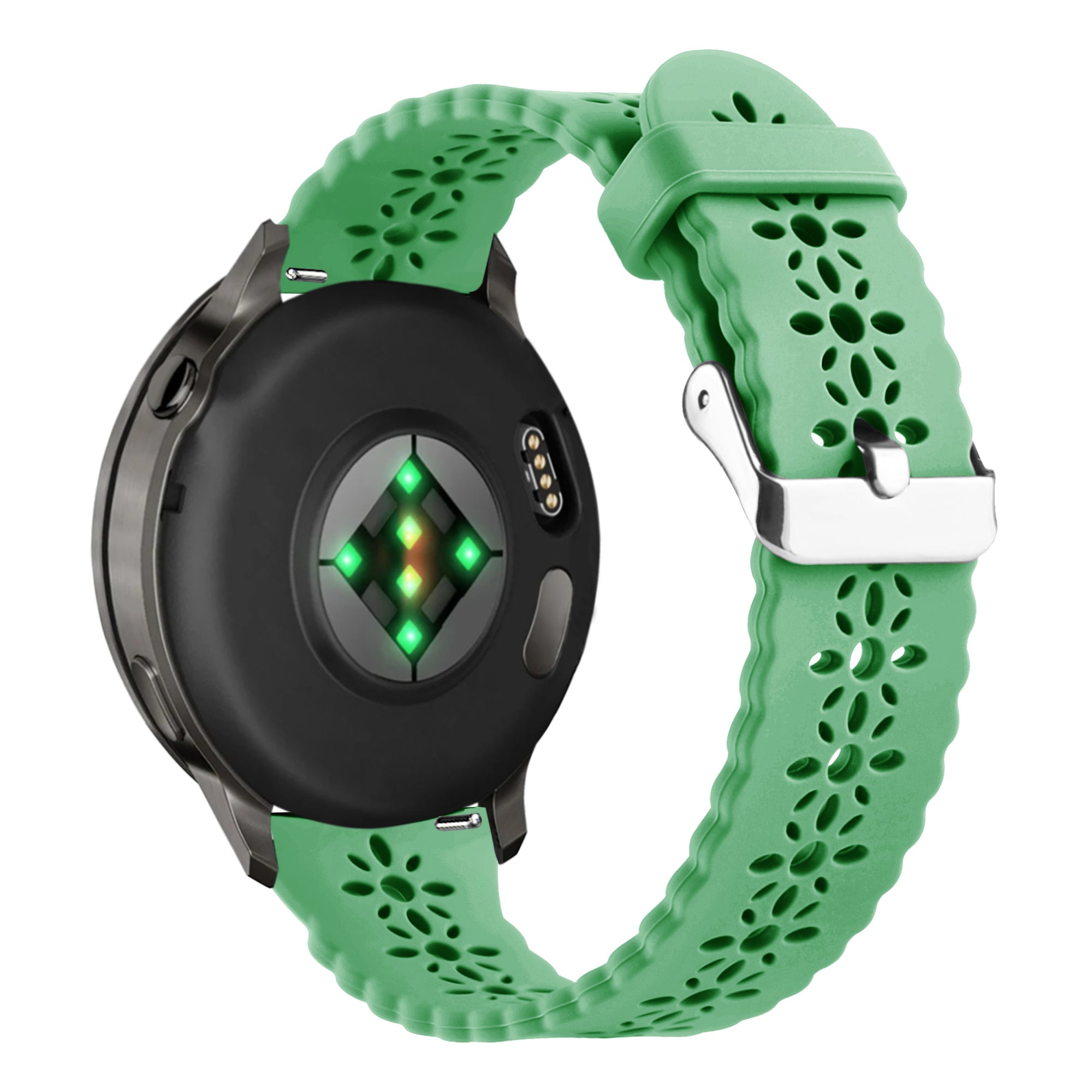 Bandz Correa silicona 'Lace' Garmin Vivomove Trend (verde claro)