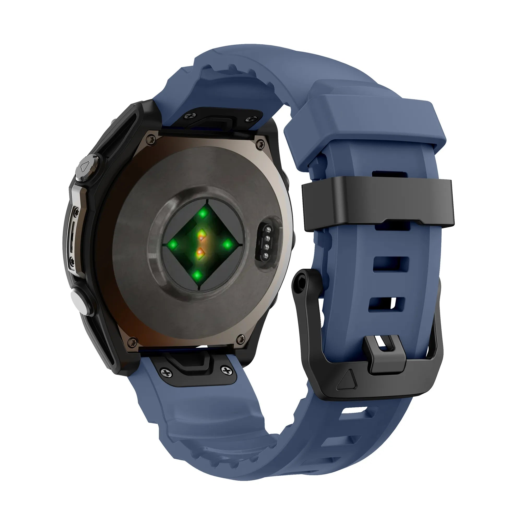 Correa silicona senderismo Garmin Quatix 3 / 6x / 7x Solar (azul oscuro)