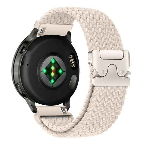 Bandz Correa trenzada 'Parachute' Garmin Vivomove Style (blanco estrella)