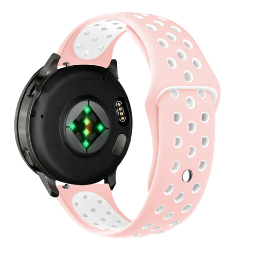 Bandz Garmin Approach S44 Sport Strap 'Deluxe' (Pink/White)
