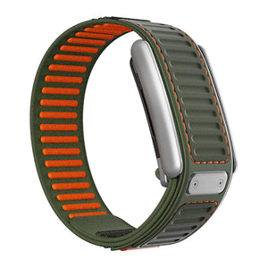 WHOOP 5.0 Nylon Hybrid Strap (Green)