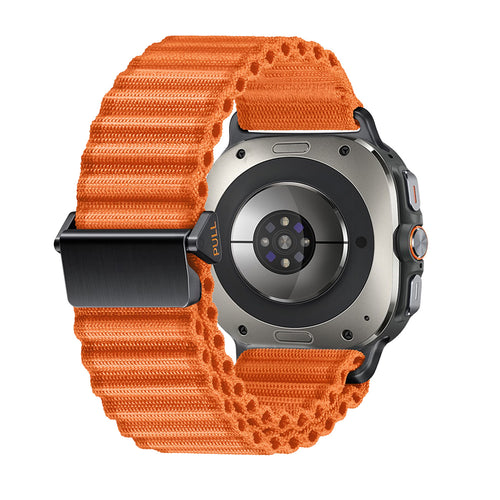 Correa nylon Outdoor Samsung Galaxy Watch Ultra (naranja)