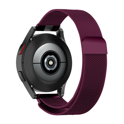 Correa milanesa Huawei Watch GT 5 - 46mm (morado)