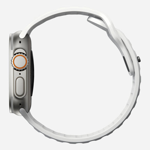 Nomad Correa silicona deportiva Apple Watch (blanco)