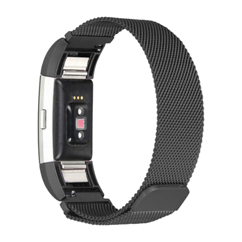Fitbit Charge 3 Milanese Strap (Black)