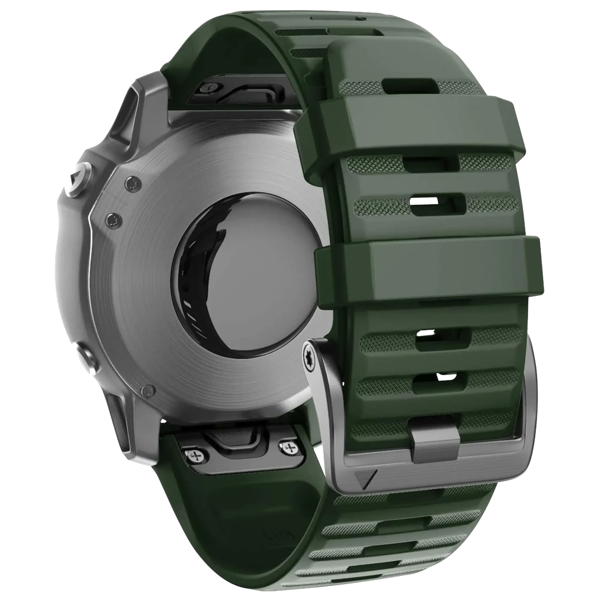 Correa silicona Garmin Instinct 3 - 50mm (verde oscuro)