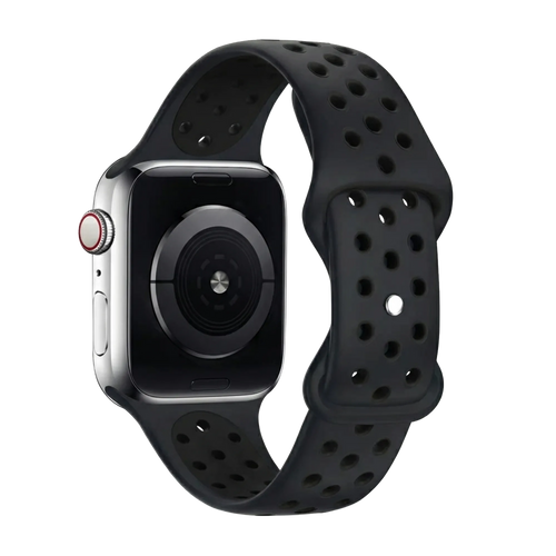 Correa deportiva Apple Watch (gris oscuro/negro)