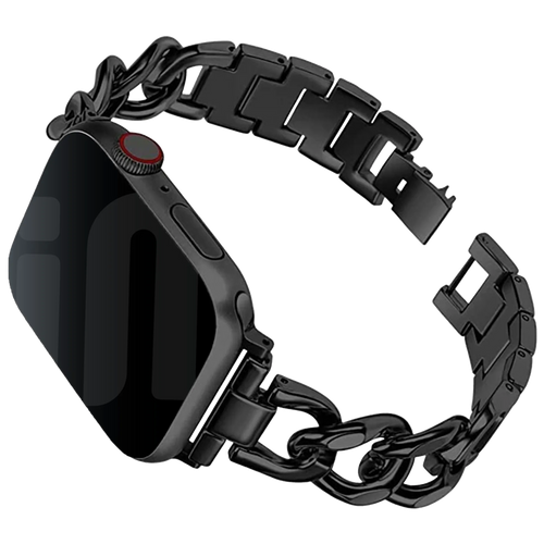 Correa cadena de acero Apple Watch (negro)