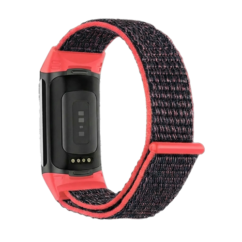 Nylon Strap, on a watch, 3/4 rear view