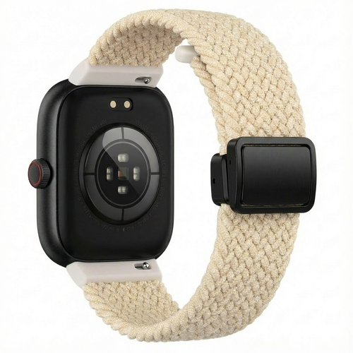 Correa trenzada con hebilla-D Xiaomi Smart Band 10 Pro (blanco estrella)