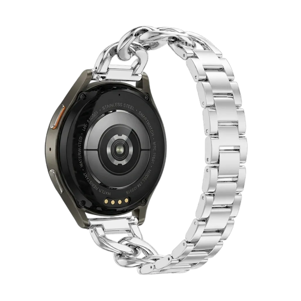Correa cadena de acero Amazfit GTR Mini (plata)