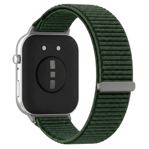 Correa nylon ondulada Huawei Watch Fit 5 (verde oscuro)