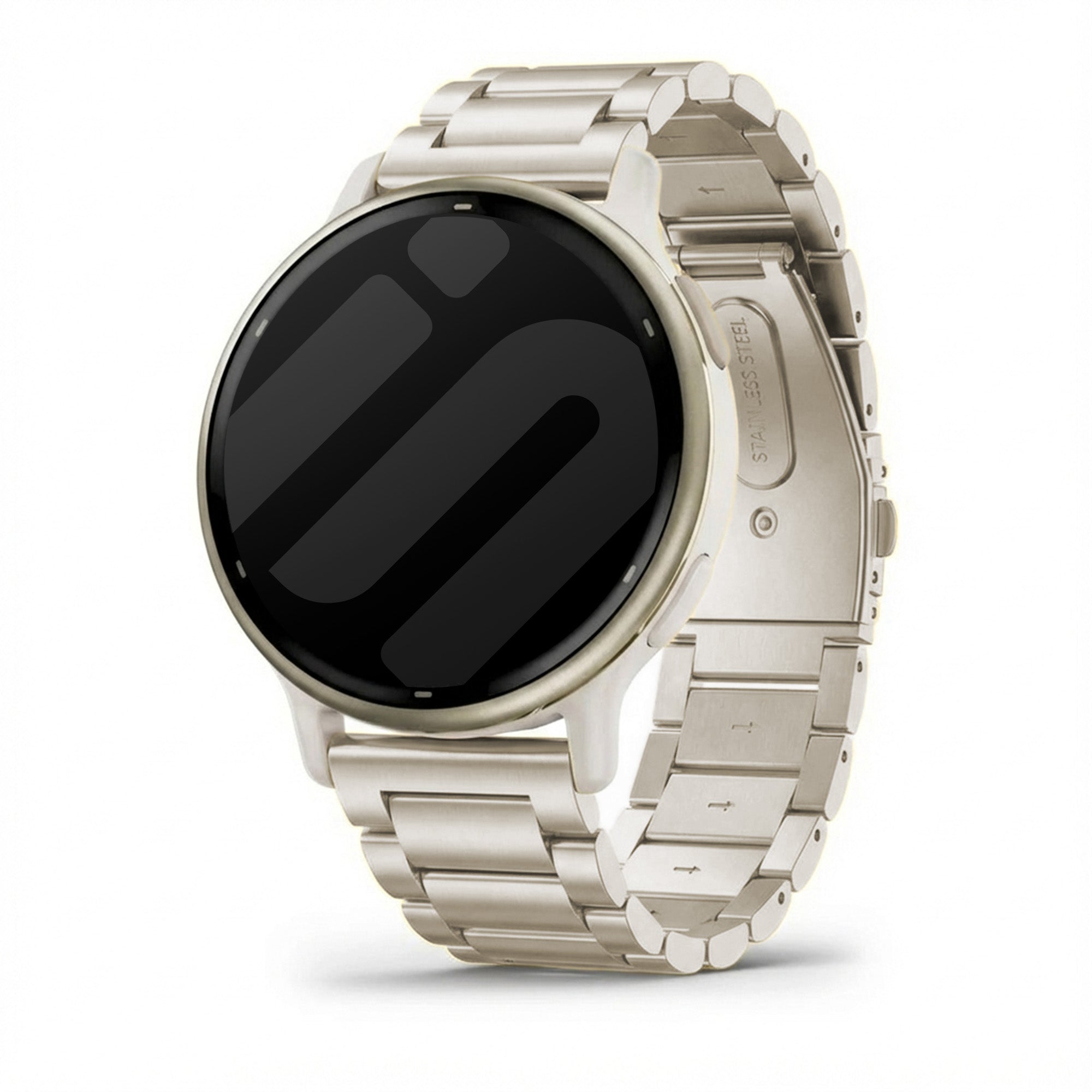 Correa acero Garmin Vivoactive 5 (blanco estrella)