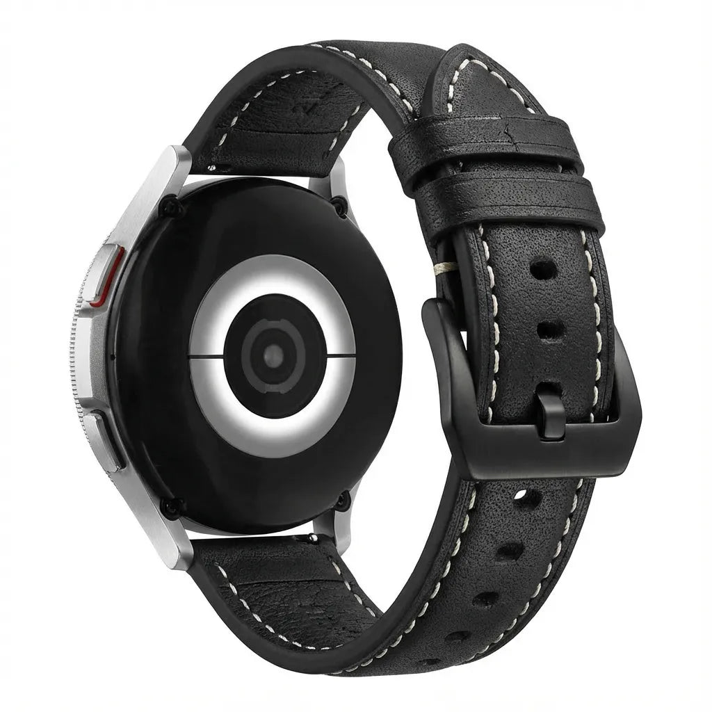 Correa cuero TicWatch Pro 5 Enduro (negro)