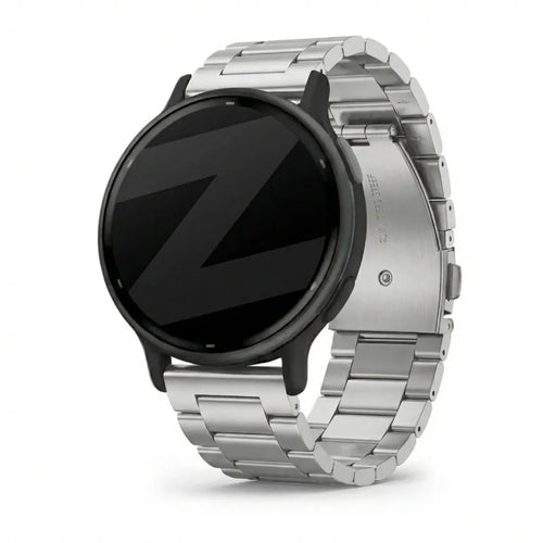 Bandz Correa titanio Garmin Vivoactive 5 (plateado)
