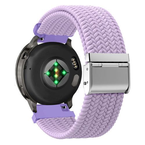 Bandz Correa nylon tejida Garmin Forerunner 70 (púrpura claro)
