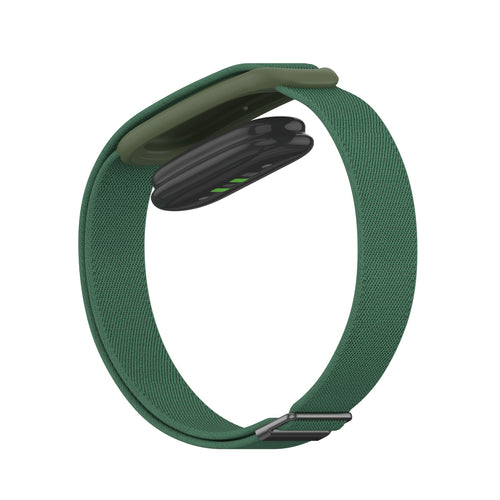 Correa biceps elástica Fitbit Air (verde militar)
