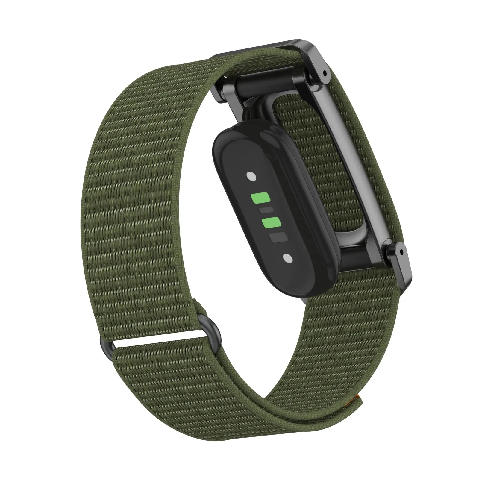 Correa nylon con marco Fitbit Air (verde militar)