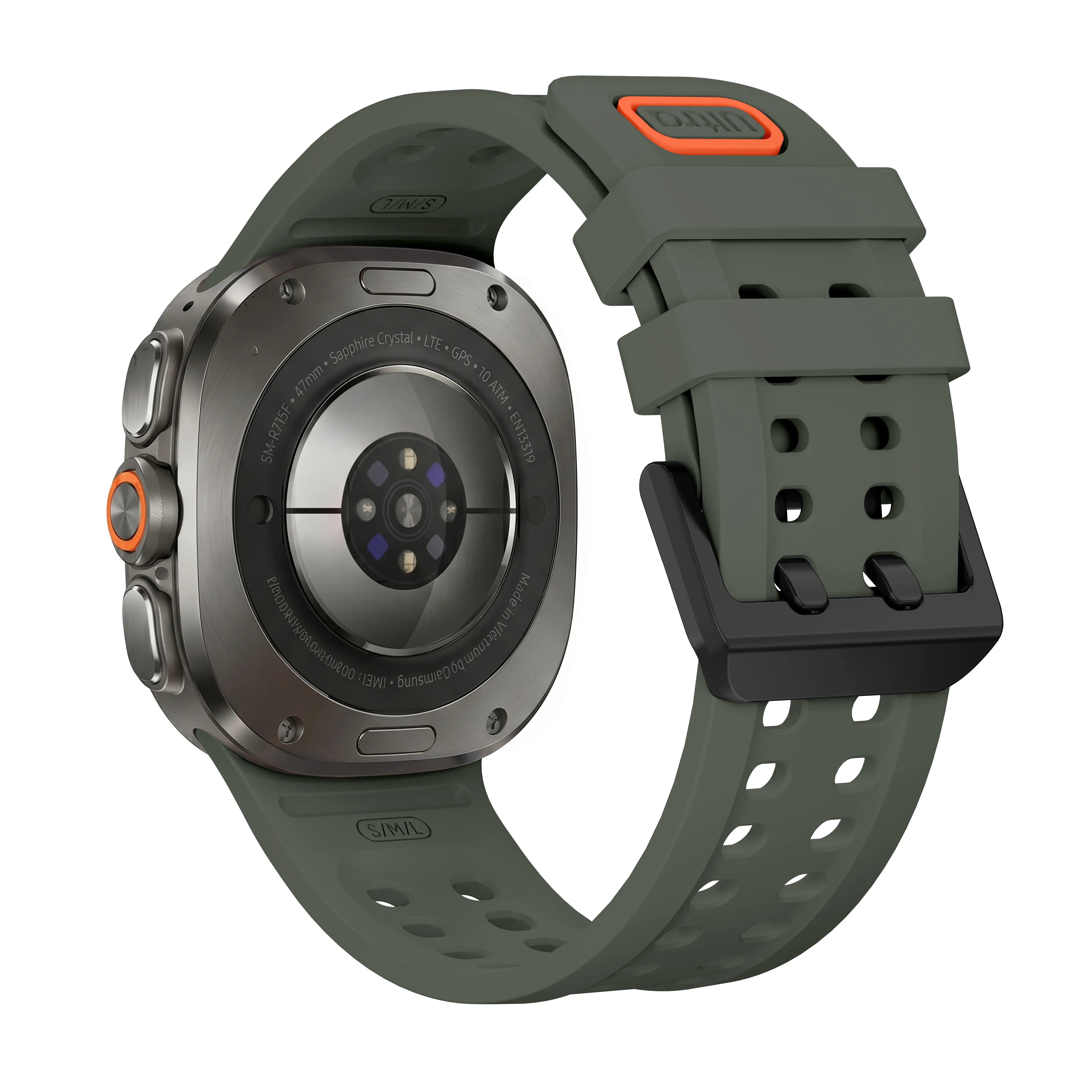 Correa silicona Samsung Galaxy Watch Ultra (verde oscuro)