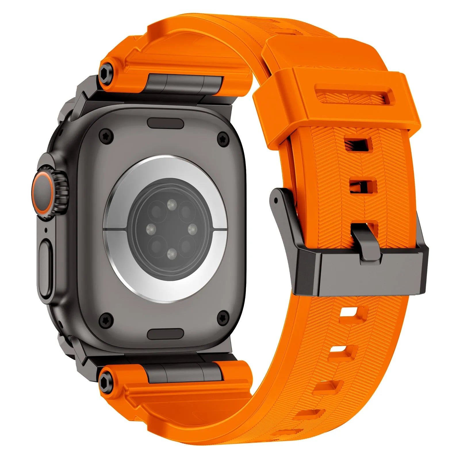 Correa silicona 'Cuatro garras' Apple Watch (naranja)