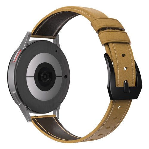 Correa cuero Huawei Watch GT 5 - 46mm (beige)