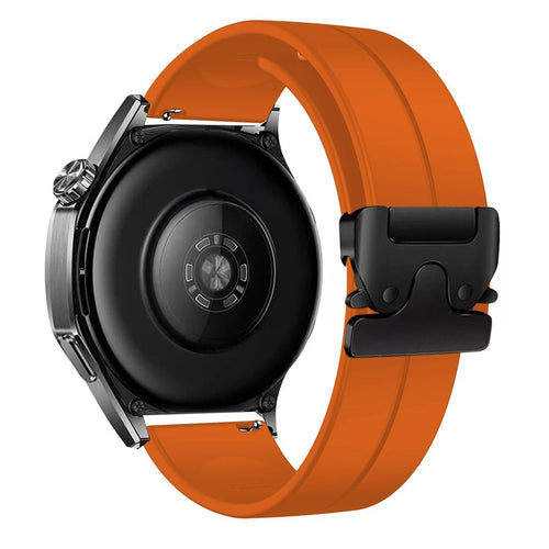 Correa silicona Huawei Watch GT 3 Pro 46mm con hebilla P (naranja)