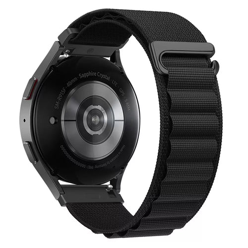 Correa nylon Alpine Oppo Watch X2 (negro)