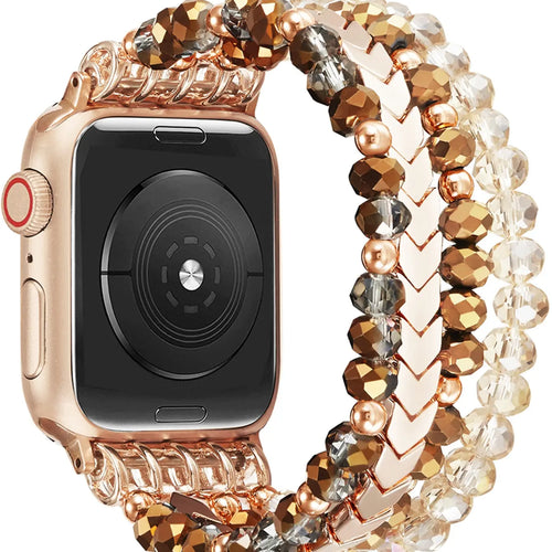 Apple Watch Beaded Strap (Coffee)